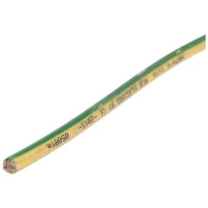 Cablu electric MYF 1 x 16 mmp, izolatie PVC, galben / verde, cupru